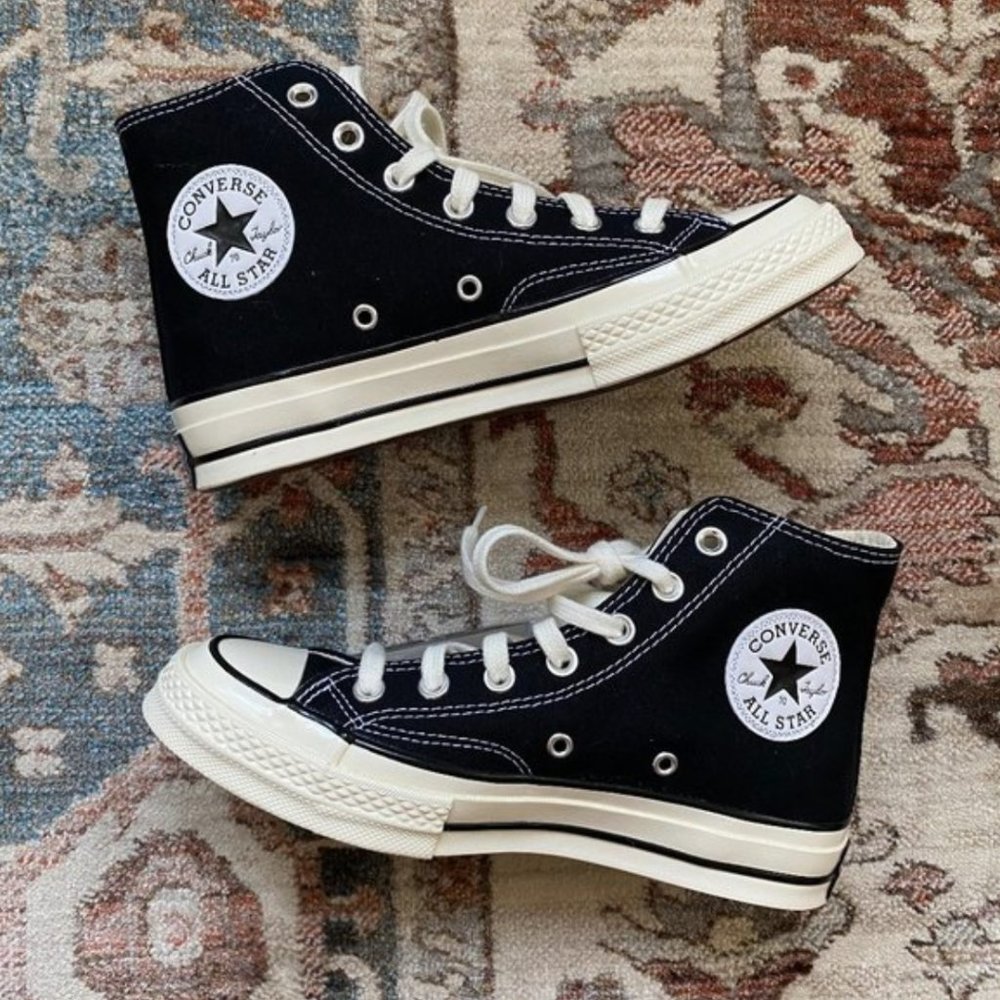 Converse Chuck 70 Unisex High Top Sneaker Black Size 7.5